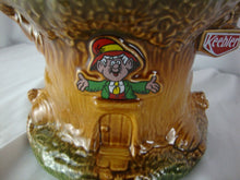 Load image into Gallery viewer, 1981 Keebler Elf Ceramic Tree Cookie Canister Jar with Lid