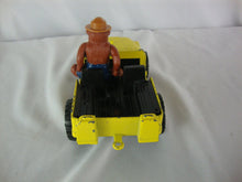 Load image into Gallery viewer, Vintage Hubley Smokey the Bear Jeep with Smokey Figurine