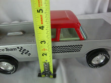 Load image into Gallery viewer, 1970s Nylint Race Team Pressed Steel Pickup Truck with Double Hauler