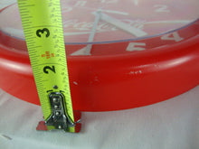 Load image into Gallery viewer, Vintage Enjoy Coca Cola Red Plastic Battery Wall Clock
