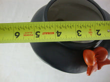 Load image into Gallery viewer, Vintage Nippon Handpainted Blonde Hair Black Hat Red Bow Large Woman Head Vase