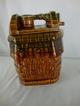 Load image into Gallery viewer, Vintage Mccoy Wish I Had a Cookie Ceramic Wishing Well Cookie Jar with Lid