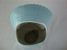 Load image into Gallery viewer, Vintage Blue Baby Head Vase Spaghetti Bow Bonnet Trim