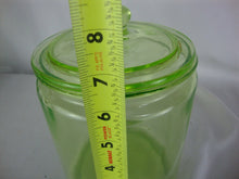 Load image into Gallery viewer, Vintage Unmarked Vaseline Uranium Canister Jar with Matching Lid