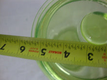 Load image into Gallery viewer, Vintage Unmarked Vaseline Uranium Canister Jar with Matching Lid