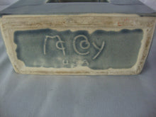 Load image into Gallery viewer, Vintage McCoy Arcature Gray Pottery Red Bird Double Vase