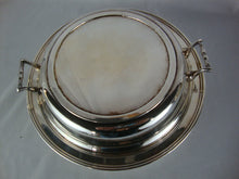Load image into Gallery viewer, Vintage FB Rogers Silverplate on Copper 7311 Divided Dish with Dome Lid
