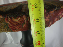 Load image into Gallery viewer, Antique Round Piano Organ Stool Adjustable Swivel Three Cast Iron Legs