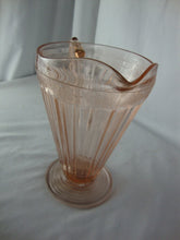 Load image into Gallery viewer, Vintage Jeanette Glass Adam Pink Depression Glass Beverage Pitcher
