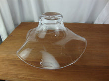 Load image into Gallery viewer, Modern Simon Pearce Signed Clear Glass Chelsea Large Decor Bowl