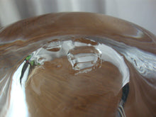 Load image into Gallery viewer, Modern Simon Pearce Signed Clear Glass Chelsea Large Decor Bowl
