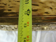 Load image into Gallery viewer, Vintage Brass Repousse English Pub Scene Kindling Storage Box Hinged Lid