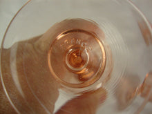 Load image into Gallery viewer, Vintage Cristal D'Arques Pink Rosaline Swirl Champagne Flute Set of 6