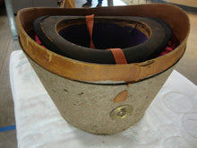 Load image into Gallery viewer, Antique Pope Atlanta GA Mens Black Fur Top Hat with Case Decor