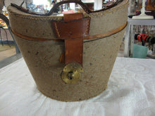 Load image into Gallery viewer, Antique Pope Atlanta GA Mens Black Fur Top Hat with Case Decor