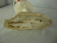 Load image into Gallery viewer, Vintage Unmarked Blonde Hair Red Lips Ceramic Large Head Vase