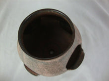 Load image into Gallery viewer, Vintage Pottery Brown Pink Speckled Strawberry Pot Planter