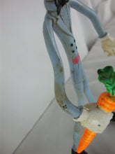 Load image into Gallery viewer, Vintage Bendable Bunny Rabbit with Carrot Set of 2 Figures