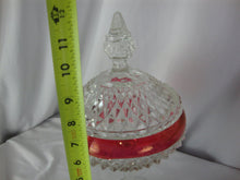 Load image into Gallery viewer, Vintage Indiana Glass Kings Crown Ruby Flash Pedestal Candy Dish