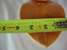 Load image into Gallery viewer, MCM Retro Orange Speckle Graceful Swans Set of 2 Table Decor