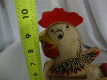 Load image into Gallery viewer, 1950s Fisher Price The Cackling Hen Kids Pull Toy