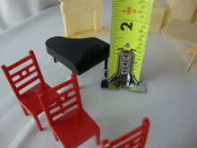 Load image into Gallery viewer, 1950's Plastic Dollhouse Miniature Furniture 26 Piece Lot