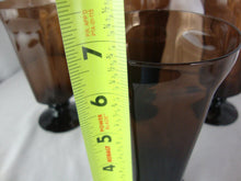 Load image into Gallery viewer, Vintage Lenox Crystal Antique Brown Footed Glasses Set of 4