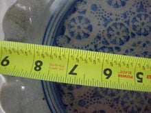 Load image into Gallery viewer, Vintage Nelson Pottery Putty Blue Lace Design Scallop Pie Plate