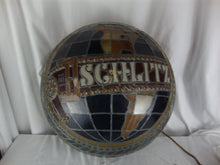 Load image into Gallery viewer, 1977 Schlitz Beer Stained Glass Half Globe Hanging Electric Plug Bar Man Cave Light