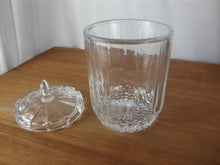 Load image into Gallery viewer, Vintage St George Lead Crystal Biscuit Barrel with Lid