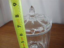 Load image into Gallery viewer, Vintage St George Lead Crystal Biscuit Barrel with Lid