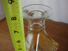Load image into Gallery viewer, Vintage Marigold Diamond Point Carnival Glass Decanter Clear Diamond Stopper
