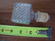 Load image into Gallery viewer, Vintage Marigold Diamond Point Carnival Glass Decanter Clear Diamond Stopper