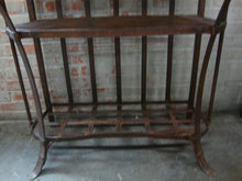 Load image into Gallery viewer, Vintage Rustic Style Metal Bakers Rack with Metal and Wood Shelves