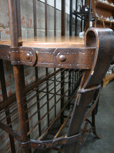 Load image into Gallery viewer, Vintage Rustic Style Metal Bakers Rack with Metal and Wood Shelves