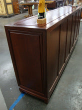 Load image into Gallery viewer, Vintage Asian Style Dark Wood Console TV Stand Table