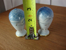 Load image into Gallery viewer, Vintage Bing Grondahl Blue White Seagull Salt Pepper Shaker Set