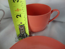 Load image into Gallery viewer, Vintage Gothamware USA Plastic Kids Toy Utensil Teacup Saucer Set