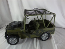 Load image into Gallery viewer, MC Toy Plastic GI Joe Style Military Green XLarge 10" Tall Military Jeep
