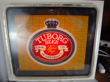 Load image into Gallery viewer, 1970s Tuborg Beer Copenhagen Lighted Beer Man Cave Electric Sign