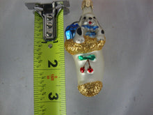 Load image into Gallery viewer, Vintage Taron Collection Poland Dog in Stocking Mercury Glass Christmas Ornament