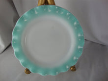 Load image into Gallery viewer, Vintage Hazel Atlas Blue Aqua Crinoline Salad Dessert Plates Set of 2