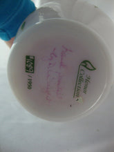 Load image into Gallery viewer, 2002 Fenton Honor Rosalene Handpainted Purple Flower Basket