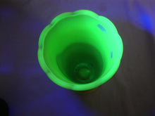 Load image into Gallery viewer, Vintage Fenton CC 274 Burmese Satin Peacock Flower Vase