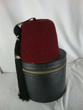 Load image into Gallery viewer, Vintge Hejaz Special Aide Fex with Jewels and Pins and Hat Box