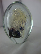 Load image into Gallery viewer, 1996 Robert Eickholt Signed Art Glass Egg Bubble Chaos Paperweight