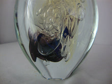 Load image into Gallery viewer, 1996 Robert Eickholt Signed Art Glass Egg Bubble Chaos Paperweight