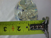 Load image into Gallery viewer, 1996 Robert Eickholt Signed Art Glass Egg Bubble Chaos Paperweight