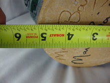 Load image into Gallery viewer, Marvin Bailey SC Potter Aqua Blue Speckle 5 Blue Tooth Face Jug 9" tall