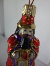 Load image into Gallery viewer, Vintage Taron Collection, Poland Mercury Glass Painted Wise Man Christmas Ornament